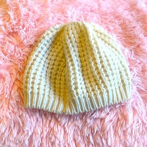 Divided crocheted Beanie